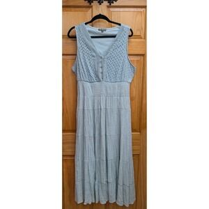 J Gee | Dresses | J Gee Beautiful Blue Maxi Dress Ps | Poshmark
